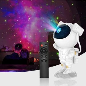 astronaut galaxy star projector starry night light,astronaut light projector with nebula,timer and remote control,kids’ bedroom and ceiling projector, christmas, birthday, valentine's day best gifts