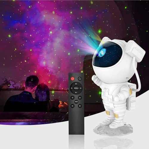 Astronaut Galaxy Star Projector Starry Night Light,Astronaut Light Projector with Nebula,Timer and Remote Control,Kids’ Bedroom and Ceiling Projector, Christmas, Birthday, Valentine's Day Best Gifts