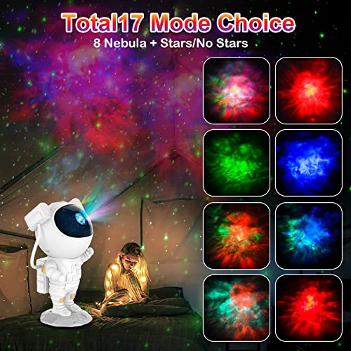 Astronaut Galaxy Star Projector Starry Night Light,Astronaut Light Projector with Nebula,Timer and Remote Control,Kids’ Bedroom and Ceiling Projector, Christmas, Birthday, Valentine's Day Best Gifts