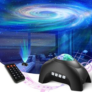 airivo star projector, galaxy light projector, night light projector & music speaker & white noise, sound machine projector for kids adults, bedroom, room decor, party, ceiling
