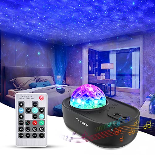 Star Projector, 3 in 1 Galaxy Night Light Projector with Remote Control, Bluetooth Music Speaker & 5 White Noises for Bedroom/Party/Home Decor, Timing Sky Starry Projector for Kids & Adults