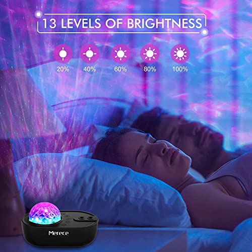 Star Projector, 3 in 1 Galaxy Night Light Projector with Remote Control, Bluetooth Music Speaker & 5 White Noises for Bedroom/Party/Home Decor, Timing Sky Starry Projector for Kids & Adults