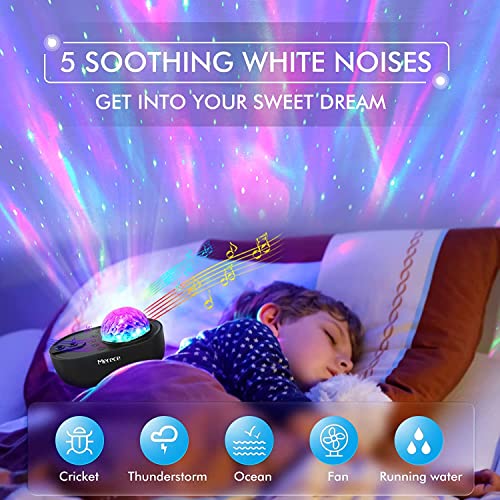 Star Projector, 3 in 1 Galaxy Night Light Projector with Remote Control, Bluetooth Music Speaker & 5 White Noises for Bedroom/Party/Home Decor, Timing Sky Starry Projector for Kids & Adults