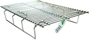 green mountain grills gmg-6033 collapsible upper rack for jim bowie & peak pellet grill, stainless steel