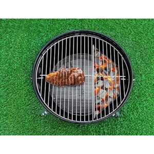 Stanbroil Charcoal Grill Basket Holders - Set of 2 Stainless Steel BBQ Grilling Accessories Replacement for Weber 22" and 26" Charcoal Grills