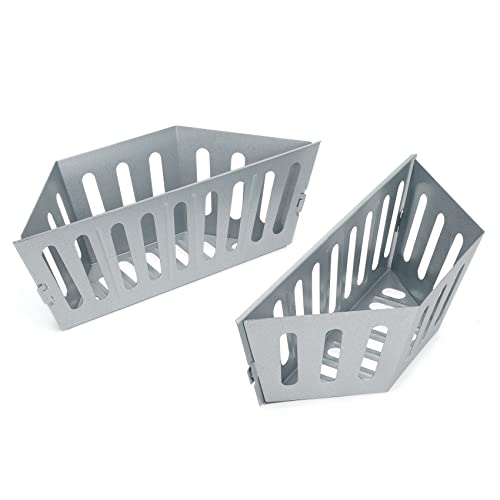 Stanbroil Charcoal Grill Basket Holders - Set of 2 Stainless Steel BBQ Grilling Accessories Replacement for Weber 22" and 26" Charcoal Grills