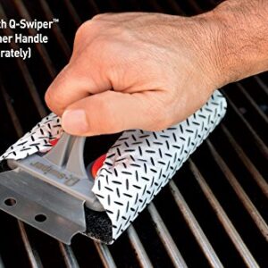 Proud Grill Company Q-Swiper Grill Cleaning Wipes - 40 Count. Bristle Free and Wire Free Grill Cleaner. Use with Q-Swiper Grill Brush (Sold Separately)