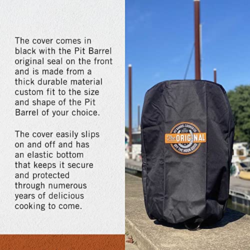 Pit Barrel Cooker Original Custom Fit Cover | Durable, Weather-Proof Grill Cover | Machine Washable | 18.5 Inches