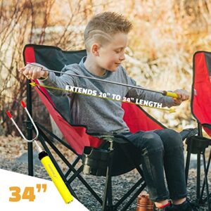 MalloMe Marshmallow Roasting Sticks Smores Kit - Marshmallows Smores Sticks for Fire Pit Long - Camping Campfire Accessories S'mores Gift Set- Smore Hot Dog Roaster Marshmello Skewers - 34 Inch 4 Pack