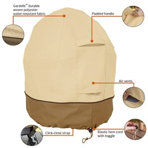 Classic Accessories Veranda Water-Resistant 21 Inch Kamado Mini Ceramic BBQ Grill Cover