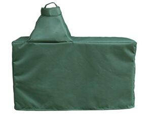 mini lustrous cover for large big green egg, large ceramic egg type kamado table cover with heavy duty and waterproof fabric, large（60”lx27”wx31”h）