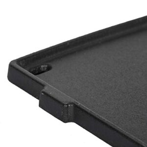 GGC Cast Iron Griddle for Weber 6558 Q100 Q120 Q1000 Q1200; Q100 Q1000 Series Grills (12.6" x 8.6"x 0.5")