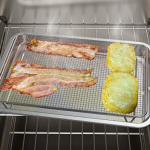 only fire Stainless Steel Baking Sheet with Rack Roasting Pans for Smokers and Pellet Grills Great Kitchen Baking Accessories