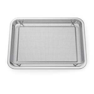 only fire Stainless Steel Baking Sheet with Rack Roasting Pans for Smokers and Pellet Grills Great Kitchen Baking Accessories