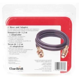 Char-Broil 4-Foot Hose and Adapter, Black