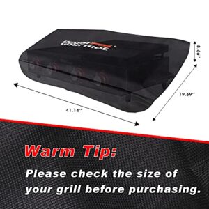 Creole Feast CR4002T 40-Inch Premium Oxford Griddle, Heavy-Duty Waterproof BBQ Cover for Weather Protection, Black