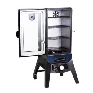 Pit Boss Grills PBV3A1 Electric Smoker, Blue Hammertone