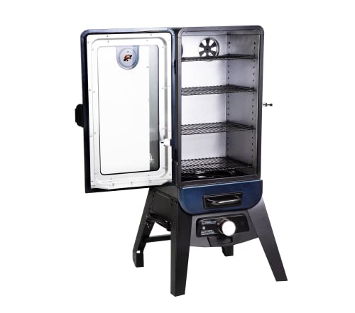 Pit Boss Grills PBV3A1 Electric Smoker, Blue Hammertone