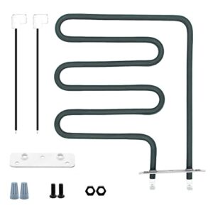 1200 watts electric smoker heating element compatible with masterbuilt 40" digital electric smoker, replacement part no. 9907120027 for model: 20070613,20072612,20075615,mb20072618, etc.