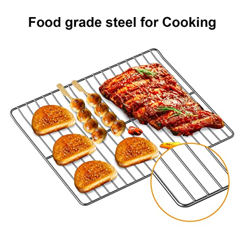 Cooking Grate Replacement for Masterbuilt Electric Smoker Racks 30 Inch, 14.6" x 12.2" 3 Pack Stainless Steel Grids Masterbuilt Smoker grates Replacement