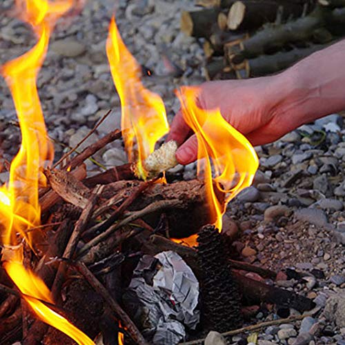 WISDOMWELL Fire Starter - Wood Firelighters 50pcs in The Box, BBQ's, Pizza Ovens & Smokers, Safe Charcoal Starter for Lighting A Charcoal Barbecue (50pc)