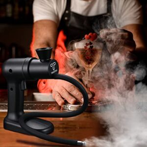 Tikaton Cocktail Smoker, Wood Chips Smoke Infuser, Smoking Gun Food Smoker, Portable Cold Smoke Generator for Drinks and Food, Gifts for Men Dad, Mom, Husband, and Cooking Enthusiast