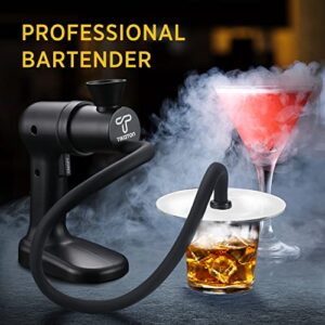 Tikaton Cocktail Smoker, Wood Chips Smoke Infuser, Smoking Gun Food Smoker, Portable Cold Smoke Generator for Drinks and Food, Gifts for Men Dad, Mom, Husband, and Cooking Enthusiast