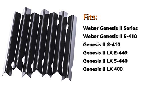 66033 Flavorizer Bars for Weber Genesis II 400 Series Grill, Replacement Parts for Weber Genesis II E-410 S-410 E-415 S-415 E-435 S-435 Genesis II LX E-440 S-440 Gas Grills, 66797 66030 Heat Plates