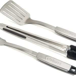 Cuisinart CGS-333 Professional Grill Tool Set (3-Piece),Black and Stainless Steel