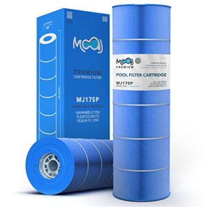 moaj premium pool filter replaces hayward cx1750re, starclear plus c1750, pa175, sta-rite pxc175, filbur fc-1294, unicel c-8417, waterway pccf-175, 817-0175 | 28 3/16" x 8 15/16" | asepsis-infused