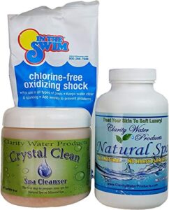 natural spa chlorine free hot tub water treatment starter kit