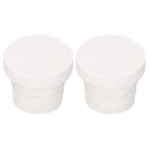 2pcs ladder rubber stopper bumper,replacement safety guard swimming pool supplies,for swimming pool ladders (white)