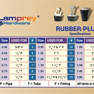 Lamprey Hardware #11 Winter Plug Expanding for 2 inch Pipes - LHP11 (1)