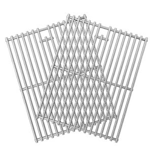 utheer 17 inch cooking grates for home depot nexgrill 720-0830h, 720-0830d, 720-0783e, 720-0783c, grill replacement parts for uniflame, kenmore gas grills, stainless steel cooking grids, 2 pack