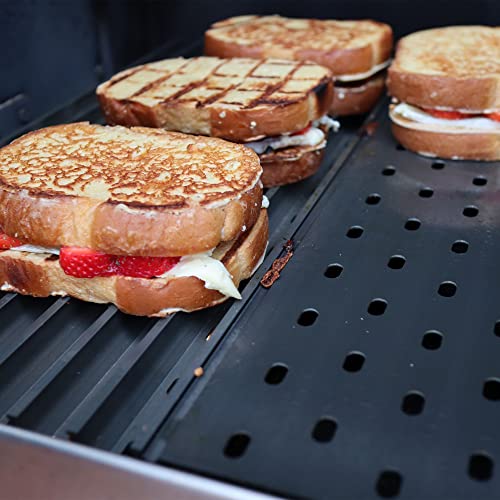 GrillGrate - 3 Panel Set of 15 GrillGrates = Short Tool - Interlocking Grill Grates for Traeger Timberline 850 & 1300, Traeger Bronson 20, RecTeq Trailblazer (RT-340), Z Grills 600 & 450 Series