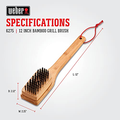 Weber 12" Bamboo Grill Brush