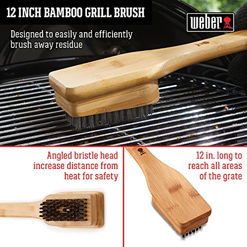 Weber 12" Bamboo Grill Brush