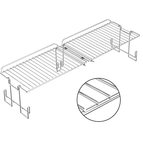 only fire Griddle Warming Rack Fits for 36" Blackstone Griddles, One-Step Clip On Attachment, Portable and Detachable