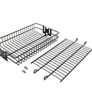 GrillPro 24785-1 Non-Stick Flat Spit Rotisserie Grill Basket