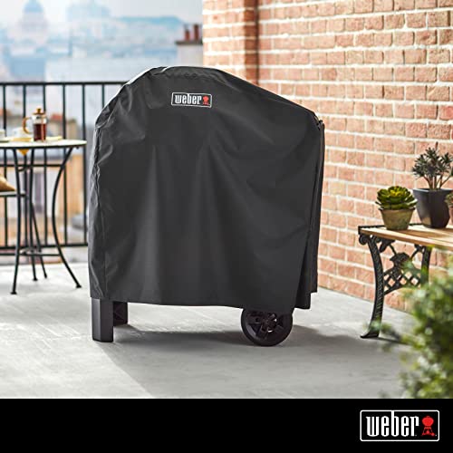 Weber 7181 Pulse 2000 Premium Cart Grill Cover, 25.7 x 6.4 x 30.7 cm, Black