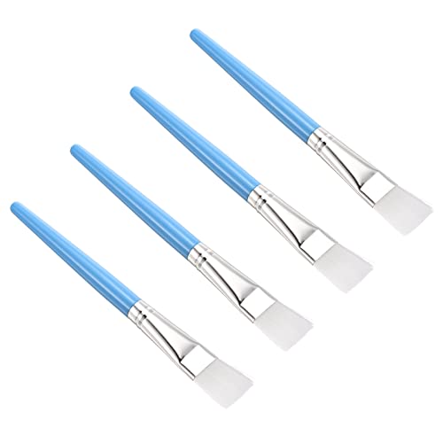 PATIKIL Succulent Cleaning Brush 4Pack 152mm Gardening Tools Plant Brush for Garden Blue Handle