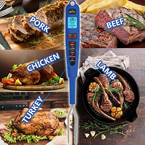 Corona Digital Meat Thermometer Instant Read That’s Easy to Use - Meat Thermometer Fork Fast and Accurate