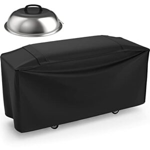 nupick grill cover for blackstone 36" griddle(1984/1868/1923), 600d waterproof and weather resistant, come with a round basting cover