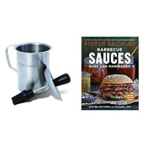 cuisinart cbp-116 sauce pot and basting brush set and barbecue sauces, rubs, and marinades-bastes, butters & glazes, too (steven raichlen barbecue bible cookbooks)