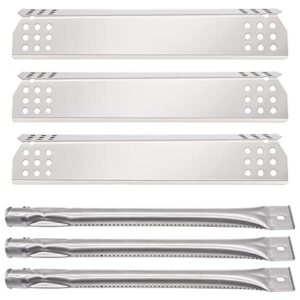 aibabcue grill replacement parts for grill master 720-0737, nexgrill 720-0737 grill model, stainless steel heat plate shield tent, gas grill burner for tera gear 780-0390, grill master parts 720-0737