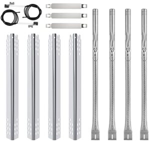 grill replacement parts kit for charbroil advantage series 4 burner 463240015 463344015 463240115 463343015 463433016 463432215 models. grill burner tube, heat plate, crossover tube and igniter kit.