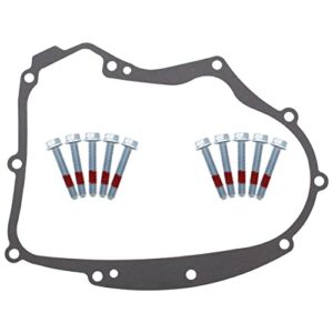 594195 crankcase gasket kit parts accessories lawnmowers with bolts and crank case gasket replace the model 591911, 697227, 690945, 273488 for briggs and stratton small gasoline engines
