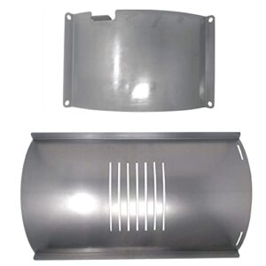 pit boss flame broiler slide cover and bottom kit compatible with 700 series pellet grills