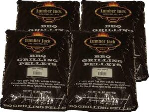 lumber jack bbq 80 pounds pellet assortment (pick 4 x 20 pound bags) see description for flavors