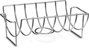 napoleon 56019 3 in 1 roasting rack grill accessory, stainless steel